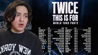 Даты североамериканского тура TWICE меня напрягают
