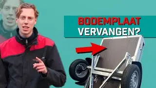 Bodemplaat voor de aanhanger op maat laten zagen?