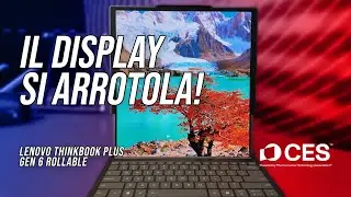 Lenovo lancia un notebook con display arrotolabile al CES 2025