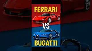 Ferrari vs Bugati #ferrari #bugatti #vs #business #tesla #competition #shorts #usashorts #facts