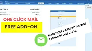 Send bulk Payment Advice emails in One Click #tallyaddon