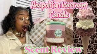 Icecream Scented Candle UNBOXING! 🤎🤍💗 Christmas gift from my Sister💕💕  and the packaging 😚😩🎀🌸