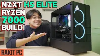 #65 Proses Rakit PC Ryzen 5 7600X + RTX 3060 Ti Ft NZXT H5 Elite Mate Black