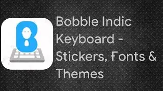 Bobble indic keyboard