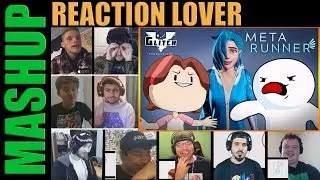 Fast Food Fight (Ft. TheOdd1sOut & Arin Hanson) - Meta Runner Special REACTIONS MASHUP