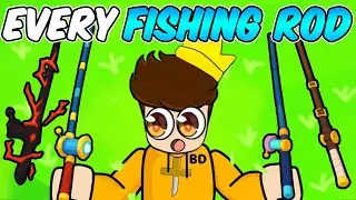 I Collected EVERY Fishing Rod in Blox Fruits Roblox! 😱