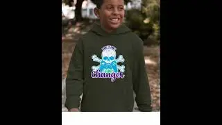 Kids&rsquo; Sponge Fleece Be The Game Changer Hoodie &ndash; Gaming Hoodies #gameing  #zarkshine#foryou#tiktok