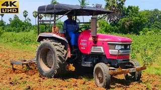 Mahindra Arjun 555 DI-i 2wd Tractor rotary tiller performance | Mahindra Tractor power | CFV