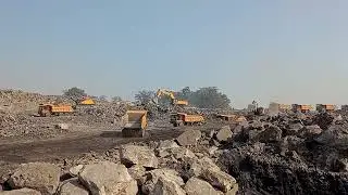 Coal Mines truck 🚛 Ob/coal loading vlog#trending #coalmining