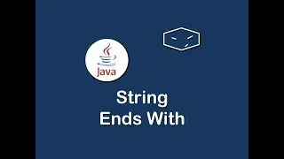 string ends with in java