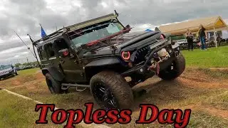 Topless Day: Obstacle Course, Jeep Show, Blind driver, door prizes, and vendor. Rain or shine 2024