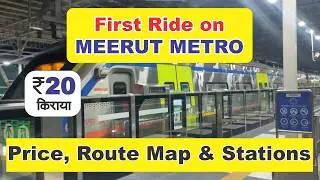 Meerut Metro: Full Details! 🚄 Price, Route Map & Stations | India's Fastest Metro
