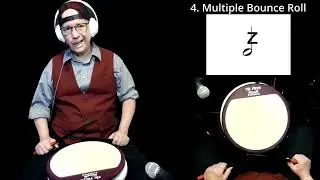 2 of 8. Learn International Drum Rudiments 1-9 - Rolls, Part 1
