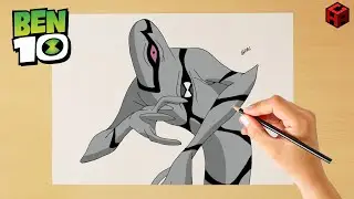 How to draw Ghostfreak | Step by step | Ben 10