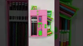 Amazing multifunctional pencil box with filling stationery| #stationery #pencilbox #schoolsupplies