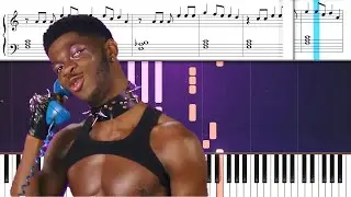 Lil Nas X - Montero (in Am, easy piano tutorial)