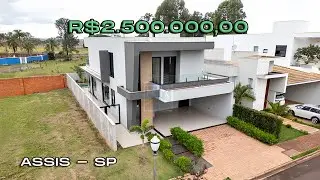 Conheça Esta Casa Sofisticada e Luxuosa no Condomínio Provence, em Assis!