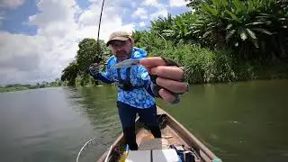 Bass and machaca fishing on the Reventazon River, Lim&oacute;n, Costa Rica