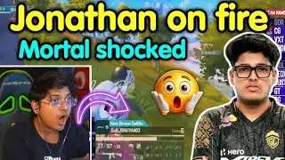Jonathan vs Omega 😲 Mortal Neyoo reaction on Jonathan domination in ESL lan 🇮🇳