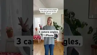 How to record multiple camera angles with one iPhone