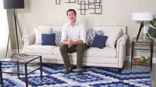 Современный диван Baxton Studio McKenna Linen - бежевый - Видеообзор продукта