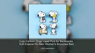 Cute Cartoon Dogs Lapel Pins for Backpacks Soft Enamel Pin Men Women's Brooches Badges on Cloth