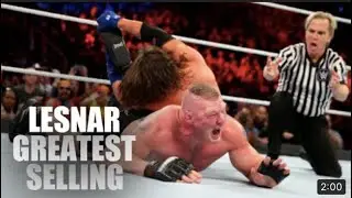 Brock Lesnar's Greatest Bumps And Sells | Compilation