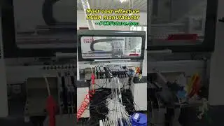 PCB SMT made easy&mdash;auto tech leads!  #pcb #machine #smt #pcbassembly #manufacturing  #factory#pcba