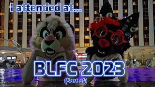 I (sort of) attended at BIGGEST LITTLE FUR CON 2023 | SHORT VLOG
