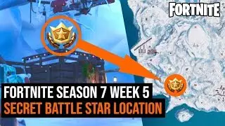 Fortnite Season 7 Week 5 SECRET Battle Star Location