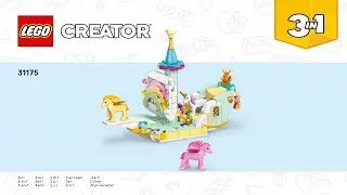 👑 LEGO instructions 👑 Creator 👑 31175 👑 Unicorn Castle 👑 Book 2 👑