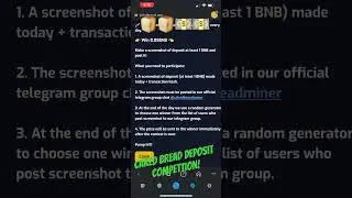 Caked Bread deposit competition!