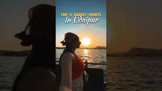 Top 3 sunset Points in Udaipur #udaipur #short #shorts