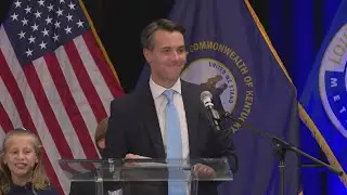 Democrat Morgan McGarvey wins Kentucky's 3rd Congressional seat, gives acceptance speech