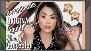 Тест на стойкость жидкого минерального консилера Bareminerals ORIGINAL для жирной кожи.