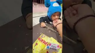 Parth 10 month birthday celebration 🥳 #birthdaycelebration #matkanvibesshorts #trendingshorts #baby