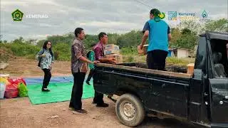 Apel peringatan Hari Amal Bakti Ke-80 di halaman Kantor Kementerian Agama Kabupaten Berau