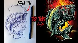 CARA MUDAH TRACING GAMBAR MANUAL KE DIGITAL UNTUK SABLON KAOS DISTRO