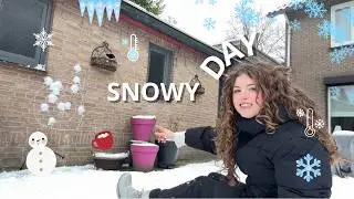 Let&rsquo;s play in the snow together ❄️ | cozy winter vlog & hot chocolate