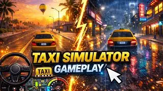 Indian Taxi Simulator Gameplay 😍| Real City Driving, Passenger Pickup & Earnings | Android Taxi Game