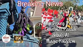 Breaking News.. 8k New villains Christmas Parade debuts at ABC TV taping of the Christmas Parade