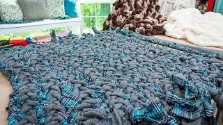 Paige Hemmis&rsquo; DIY Fabric Braided Blanket