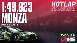 Le Mans Ultimate Hotlap: BMW M4 LMGT3 @ Monza (1.2)