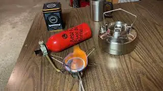 Brewing Tea on a Camp Stove