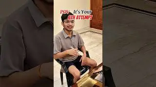 POV- It's your 6th Attempt in NEET #neet #neetform #aiims #mbbs