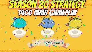 SEASON 20 BUFFED SHRIMPINATOR STRATEGY | ESCAPE 1200 MMR | DAP Termi Axie Arena Strategy