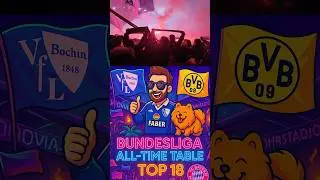 ALL-TIME BUNDESLIGA TABLE 🔥 (Top 18 Clubs) #bundesliga #football