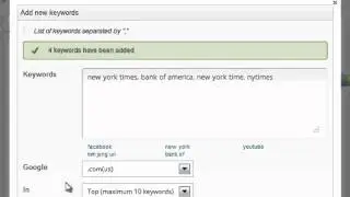SEO : Google Keyword Rank Monitoring