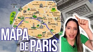 Mapa de Paris explicado: bairros, preços e melhores regiões para ficar! #mapadeparis 