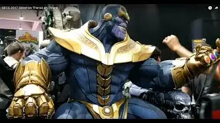 SDCC 2017 Sideshow Thanos on Throne